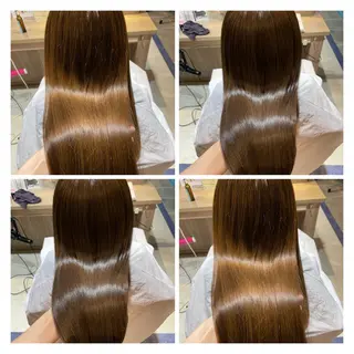 ロング 艶髪×透明感カラー ののかのヘアスタイル