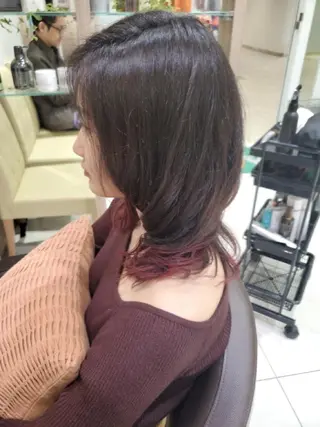 ミディアム カラー カラー特化🔥中村 和貴<Ash津田沼>のヘアスタイル