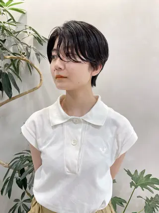 ショート 青木 優歩のヘアスタイル