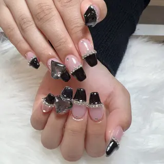 ネイル 🍄Rina🍄 韓国風ネイルのネイルデザイン