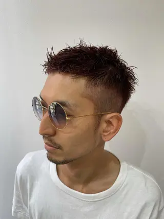 カラー メンズ メンズカット クドウユウキのヘアスタイル