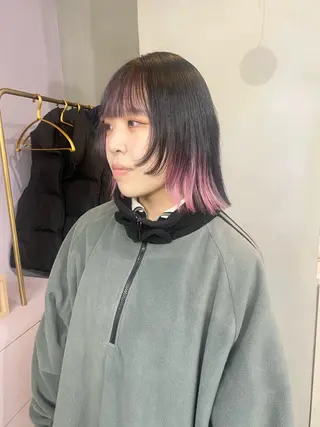 ショート カラー 前橋 姫奈のヘアスタイル