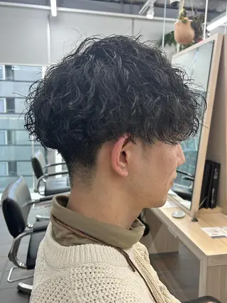 ショート メンズ パーマ メンズパーマ/ メンズカット/タクヤのヘアスタイル