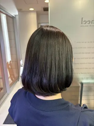 ミディアム 縮毛矯正特化 髪質改善辻良輝のヘアスタイル