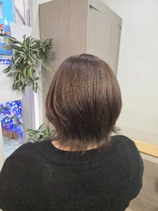 カラー ショート 暖色🍎透明感カラー 🩵小林かりんのヘアスタイル