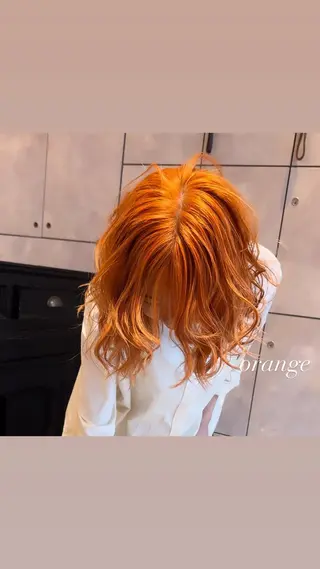 ミディアム カラー 💜ハイトーン💛 マジカルかいちゃんのヘアスタイル