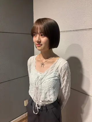 ショート カラー 安藤楓華 fuka andoのヘアスタイル