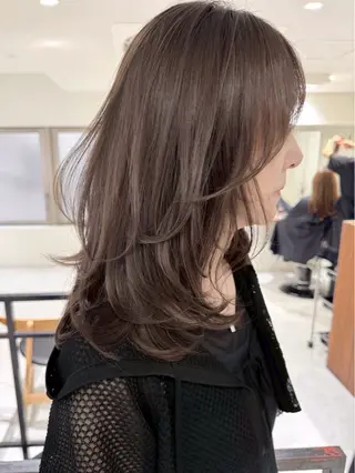 ミディアム カラー ヘアアレンジ TOA／ 福岡JIL BLANのヘアスタイル