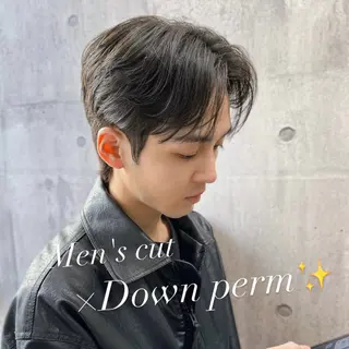 パーマ メンズ 韓国𝐻𝑎𝑖𝑟 🇰🇷🖤ハラのヘアスタイル