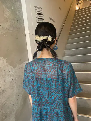 ショート ヘアアレンジ 久保田 千尋のヘアスタイル