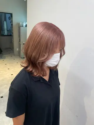 ミディアム 顔周りレイヤー/新宿 /モテ艶カラー/航介のヘアスタイル