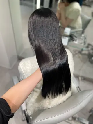 セミロング 透明感たっぷり柔らか 可愛いStyle杏琉のヘアスタイル