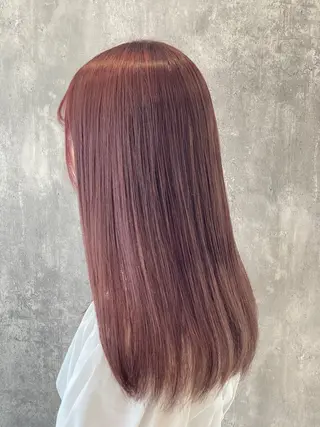 セミロング カラー 井上 愛里のヘアスタイル