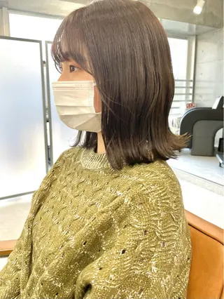 セミロング カラー ヘアアレンジ メンズ似合わせ🪞 kotoriのヘアスタイル
