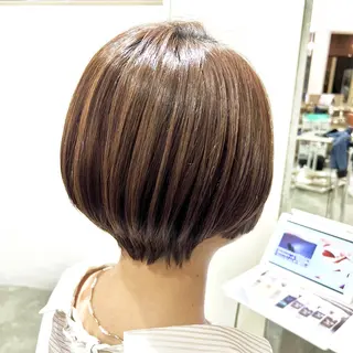 ショート カラー 🌷ショートレイヤー ヘッドスパ🌷鈴木のヘアスタイル