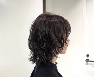 パーマ 盛れる艶カラー× レイヤーカット/咲来のヘアスタイル