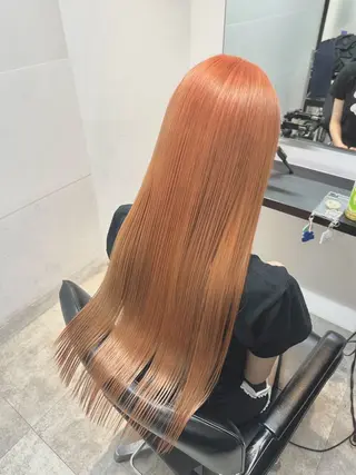 ロング カラー ハイトーン･髪質改善 MIOKAのヘアスタイル