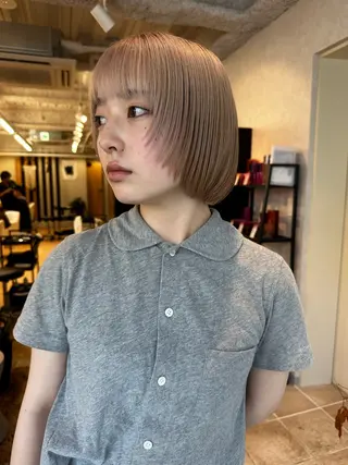 ショート カラー broocH 清水 駿【デザインカラー】のヘアスタイル