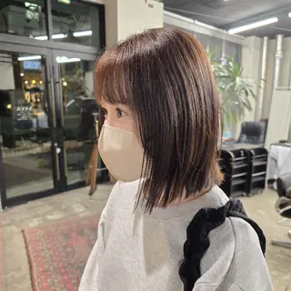 ショート カラー ハヤシ マユ ✂ 府中美容室のヘアスタイル