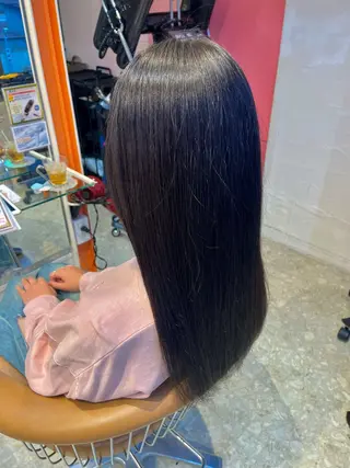 セミロング うしだ かおるのヘアスタイル