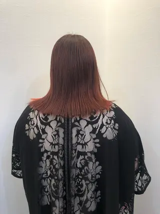 カラー ツノガイ エリのヘアスタイル