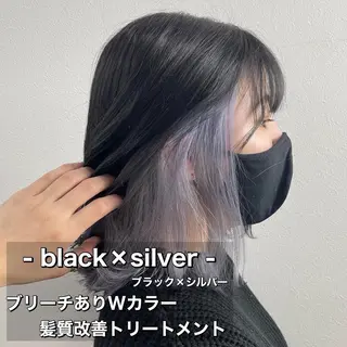 ミディアム カラー ボブカットモデル 募集中　ukaのヘアスタイル