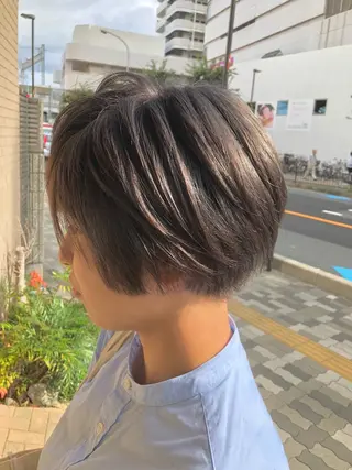 ショート カラー 山村 直哉のヘアスタイル