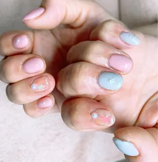 ネイル ⭐︎休業中の練習⭐︎ JNA認定講師髙橋のネイルデザイン