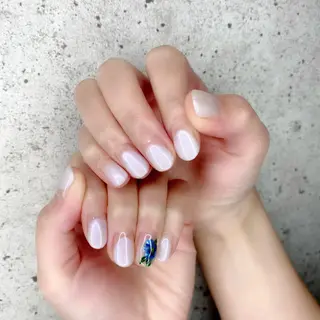 ミディアム カラー パーマ ヘアアレンジ メンズ キッズ ネイル マツエク・マツパ Salon Ｋのネイルデザイン