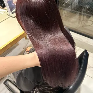 カラー サラ艶/韓国ヘア ︎🌟璃奈 (リナ)のヘアスタイル