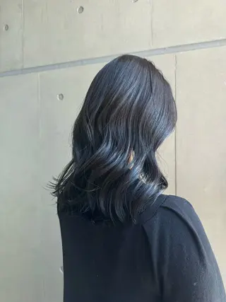 ミディアム 透明感カラー🪡🤍 nanao🤍🪡のヘアスタイル