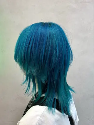 セミロング カラー cope'u 本店所属・【梅田】ハッシュ /デザインカラーのヘアスタイル