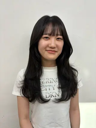 ロング 🧤ル ウ🧤のヘアスタイル