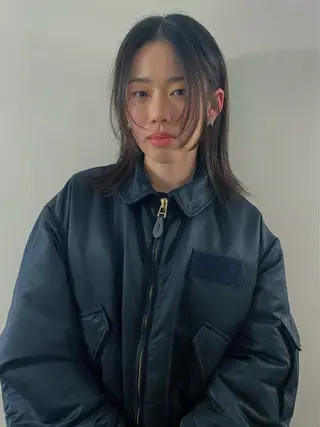 ミディアム shuri/yew/ カラーモデル/矢場町のヘアスタイル