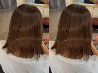 ミディアム シュモレ ポルターレ所属・髪質改善/東雲 美髪縮毛矯正/小坂翔のヘアスタイル