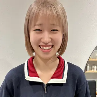 ショート カラー 🍊暖色×顔周り 🍊cocoroのヘアスタイル