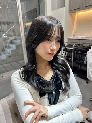 ロング カラー silk-lei🌈 川井雄太のヘアスタイル