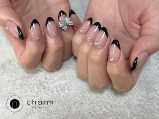 ネイル ネイルルーム チャームのネイルデザイン