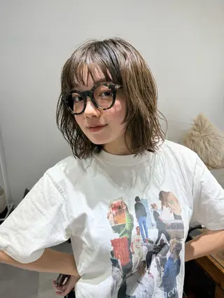 ショート パーマ ito suzuco @suc__asのヘアスタイル