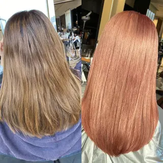 カラー 顔まわりの神様✨ 透明感カラー藤嶋秀幸のヘアスタイル