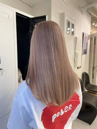 ミディアム カラー 🫧盛れハイトーン/ ブリーチ特化🎀サキのヘアスタイル