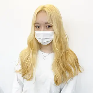 ロング カラー ヘアアレンジ 🎀暖色カラー🎀 ♡yurika♡のヘアスタイル