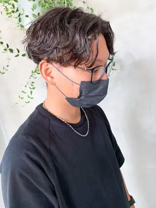 メンズ 横井伴典　矢場町 メンズパーマ/カットのヘアスタイル