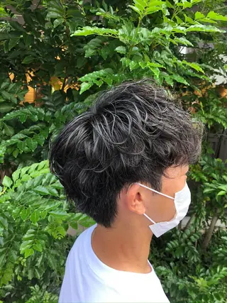 パーマ メンズ 羽切 涼太のヘアスタイル
