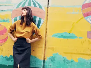 セミロング カラー パーマ 徳永 博志のヘアスタイル