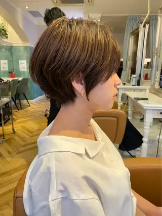 ショート 林 飛夕也のヘアスタイル