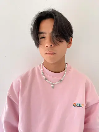 ショート カラー パーマ メンズ スパイラルパーマ 🌐hina⭐️のヘアスタイル