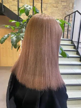 セミロング カラー ヘアアレンジ TSUNA 🌙 Lim 五反田のマツエク・マツパデザイン