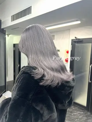 ロング カラー シールエクステ特化 ハイトーン、NANAのヘアスタイル