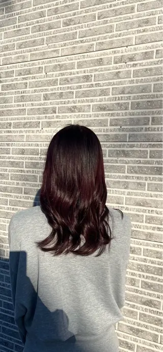 ミディアム カラー haruna🌼 暖色♡透明感カラー♡のヘアスタイル